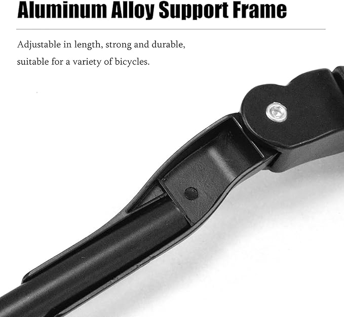 Bike Kickstand for Marin Fairfax 2010–2025, Adjustable Rear Side Bicycle Stand Kickstand for 22" to 27" Wheels, Anti-Slip Aluminum Alloy Bicycle Kickstand