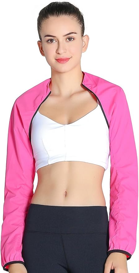 Women's Packable Windbreaker Jacket Resistant Convertible Cycling Running Jacket Lightweight Windproof Water