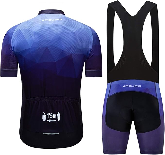 Hotlion Men's Cycling Jersey Set Summer Cycling Clothing Suit Pro Team Bike Clothes Road Biking Outfits Bicycle Kit for Men