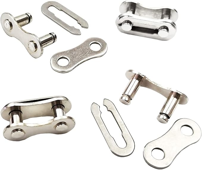 4 Pairs Bicycle Missing Link 1/6/7/8/9/10/11/12 Speed Chain Reusable Steel Bike Chain Link