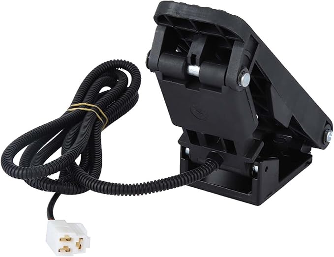 Variable Speed Foot Pedal, Universal Foot Pedal Control Switch, Brake Foot Pedal with 4.9ft Cable for Electric Scooter, Dirt Bike, Kart, ATV, Tricycle