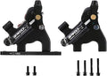 DJC Hydraulic Brake Caliper for Road Bike Gravel 2 Pistons Cable actuated Flat Mount with Brake disc IIIPRO