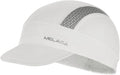 MELASA Cycling Cap, Cooling Skull Cap Helmet Liner with Sun Visor, Sun Protection Running Bike Cap for Men Women Under Helmet