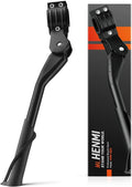 HENMI Bike Kickstand for Adult Bikes, Adjustable Bicycle Kickstand for Most 26"-29", Non-Slip Sole, Aluminum Alloy Material, Kickstand for Mountain Bike