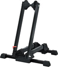 Sports Foldable Alloy Bicycle Stand Bike Floor Parking Rack Steady Wheel Holder Fit 20"-29" BikesIndoor Home Garage Cycling Storage Organizer Cycle Tires Rack Holder for Mountain and Road Bike