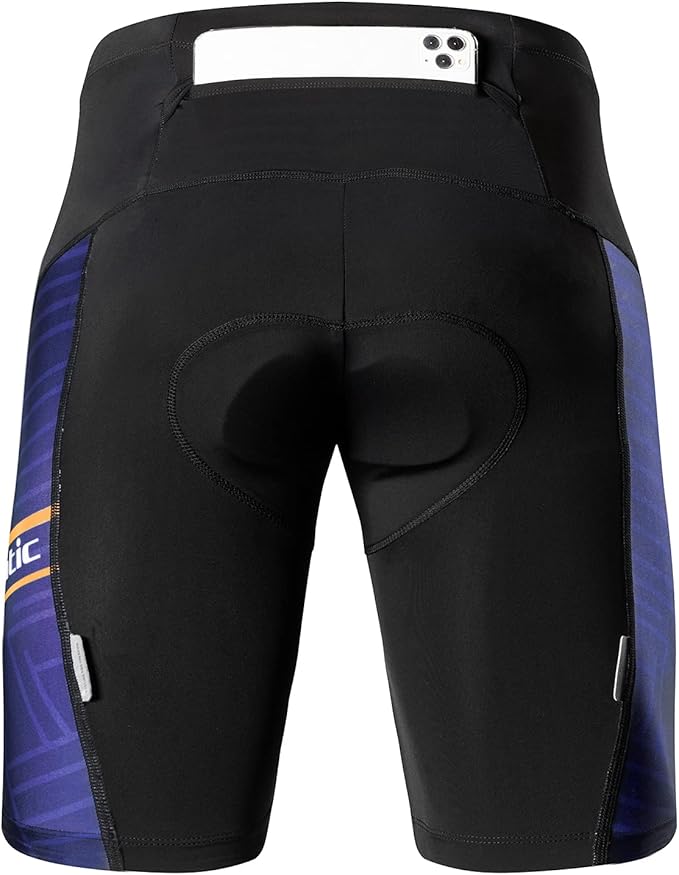 Santic Men's Cycling Shorts Padded Bicycle Riding Pants Bike Biking Clothes Cycle Wear Tights