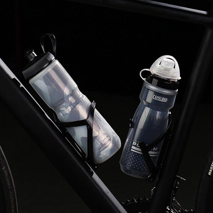 Corki Cycles Bike Water Bottle Holder Right Side Load Water Bottle Cage for Road, MTB, Gravel Bicycle Black 2-Pack