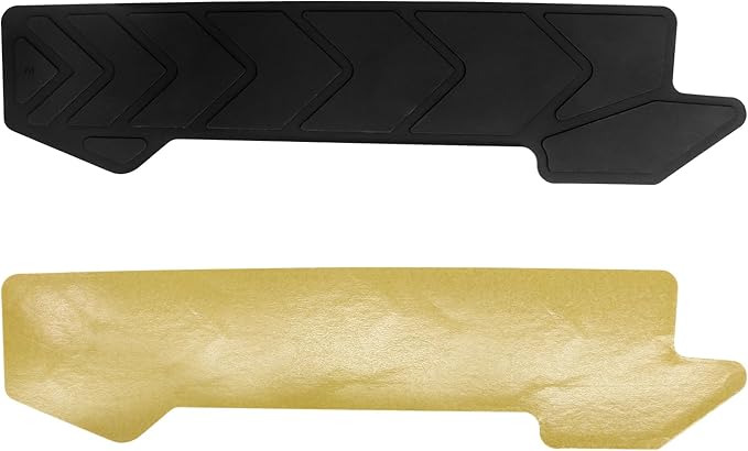Silicone Bike Frame Protection Tape & Chainstay Guard 2 Pack, Adhesive Anti-Scratch Pad for MTB/Road/E-Bike, Easy Install Reusable Noise Reduction, Durable Sticky Glue Backing ﻿