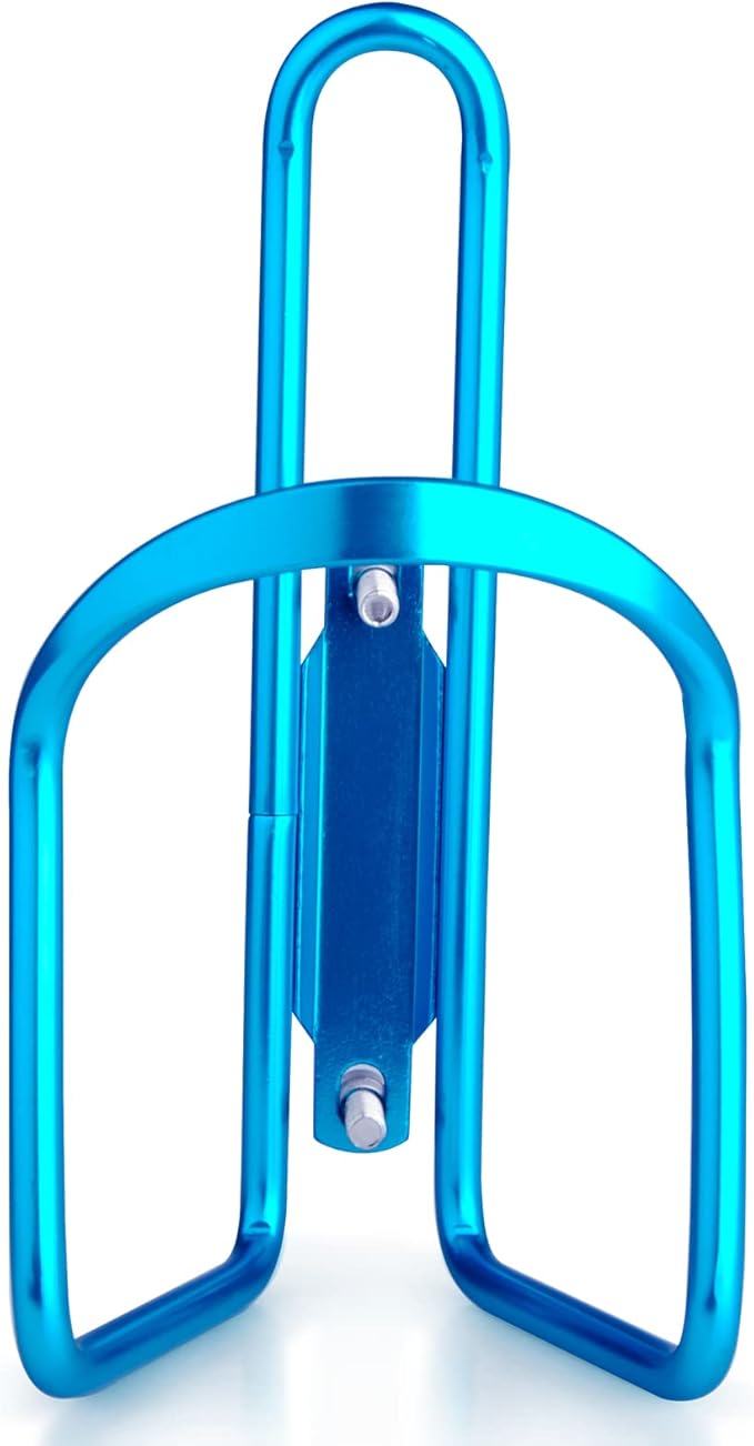 FiveBox Bike Water Bottle Cage, 2Pack Cycling Bicycle Water Bottle Cage Holder Bracket for Mountain Bike MTB Road Bike, Bike Accessories, Made of Lightweight Aluminum Alloy (Blue)