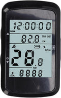 GPS Bike Computer, Wireless Cycling Computer with 2.4 Inch Large Screen 28 Hours Battery Life, Bike Speedometer with Manual Backlight for Mountain Road Cycling