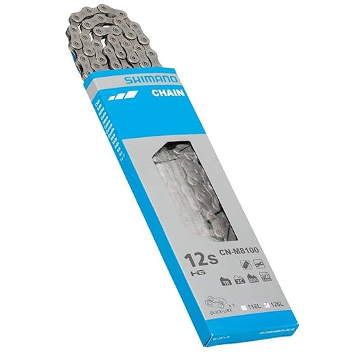Shimano Deore XT CN-M8100 XT Chain with Quick Link, 12-Speed, 126L
