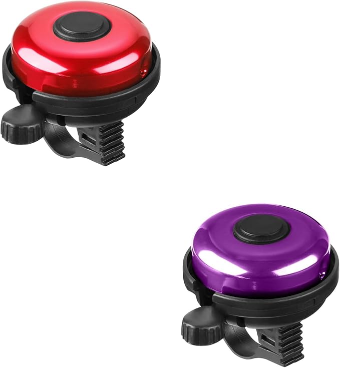 Accmor Classic Bike Bell, Aluminum Bicycle Bell, Loud Crisp Clear Sound Bicycle Bike Bell for Adults Kids