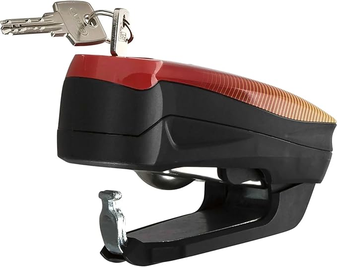 ABUS 7000 RS 1 Sonic Red - Heavy Duty Disc Lock with Alarm Sound Red