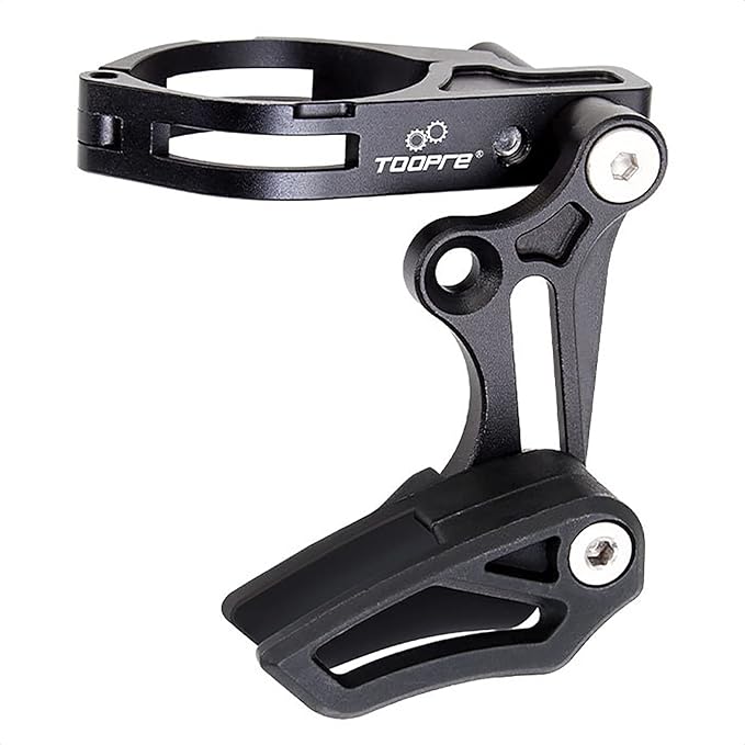 Bike Chain Guide - Direct Mount Chainring Guard with Bash Guard - Alloy Aluminum Chain Protector for Road, Mountain, BMX, Fixie, MTB Bicycle
