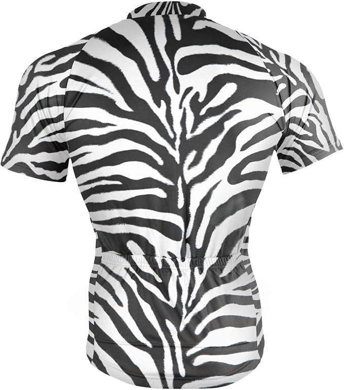 Men's Cycling Bike Jersey Short Sleeve Moisture Wicking, Breathable, Quick Dry Biking Shirt with 3 Rear Pockets