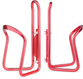 FiveBox Bike Water Bottle Cage, 2Pack Cycling Bicycle Water Bottle Cage Holder Bracket for Mountain Bike MTB Road Bike, Bike Accessories, Made of Lightweight Aluminum Alloy (Red)