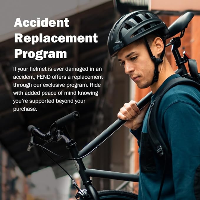 FEND One Foldable Bike Helmet – Patented Smart-Fold 50% Compact Design, Award-Winning Safety CPSC/EN1078 Certified, for Adults, Commuters, E-Bikes, Scooters