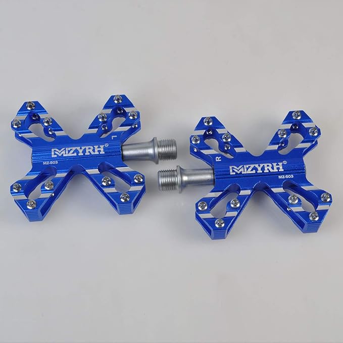 ThinkTop 3 Bearing Ultralight MTB BMX Road Mountain Bike Pedals Platform Flat Aluminum Sealed Ever Lubricate Bearing Axle 9/16 Inch