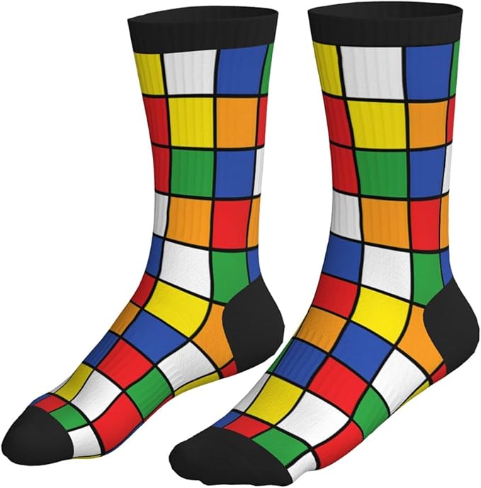 Crew Athletic Socks Funny Crazy Casual Sports Novelty Dress Socks for Women Men Running Hiking