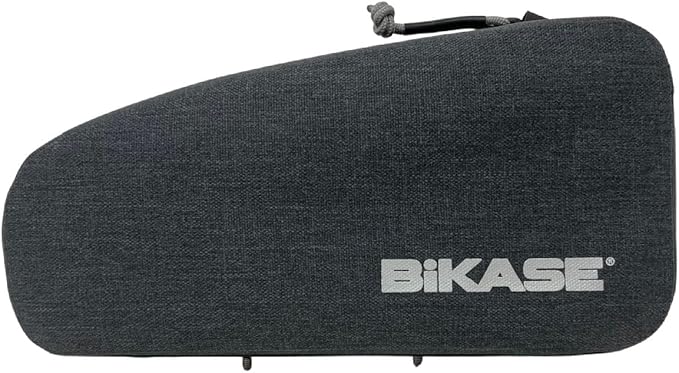 BiKase Bike Top Tube Bag Bicycle Front Frame Bag Waterproof Bike Pouch Pack/Phone Bag Cycling Accessories Pouch for Mountain Road Bike mounts to Brazeons or water bottle screws or strap mount