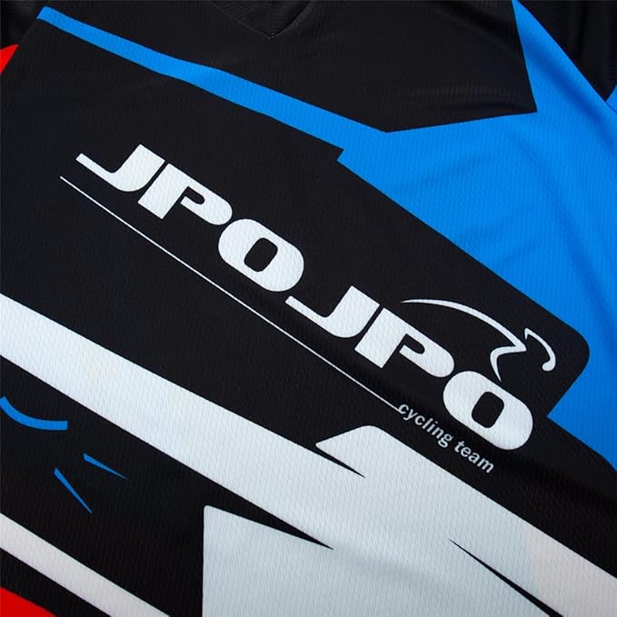 Men's Mountain Bike Jersey Long Sleeve MTB Off-Road Motocross Jersey Quick Dry Downhill&Motocross Shirts