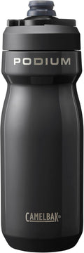 CamelBak Podium Steel Insulated Stainless Steel Bike Water Bottle Black, 18oz