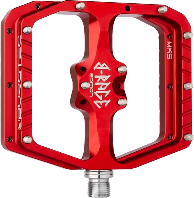 B-Rage Edition MK5 Penthouse Flat Pedals by Burgtec