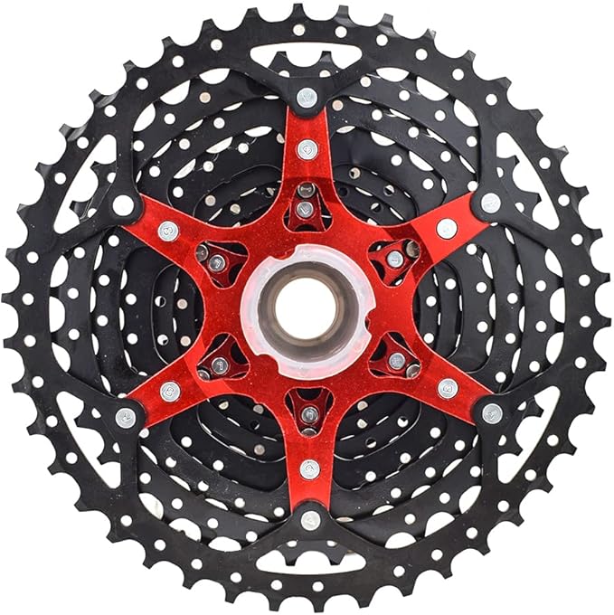 VG SPORTS 8/9/10/11/12 Speed Ultra-Light Bike Cassette for Mountain Bike 11-40T/11-42T/11-46T/11-50T/11-52T MTB Cassette Lightweight Aluminum Bracket Cassette