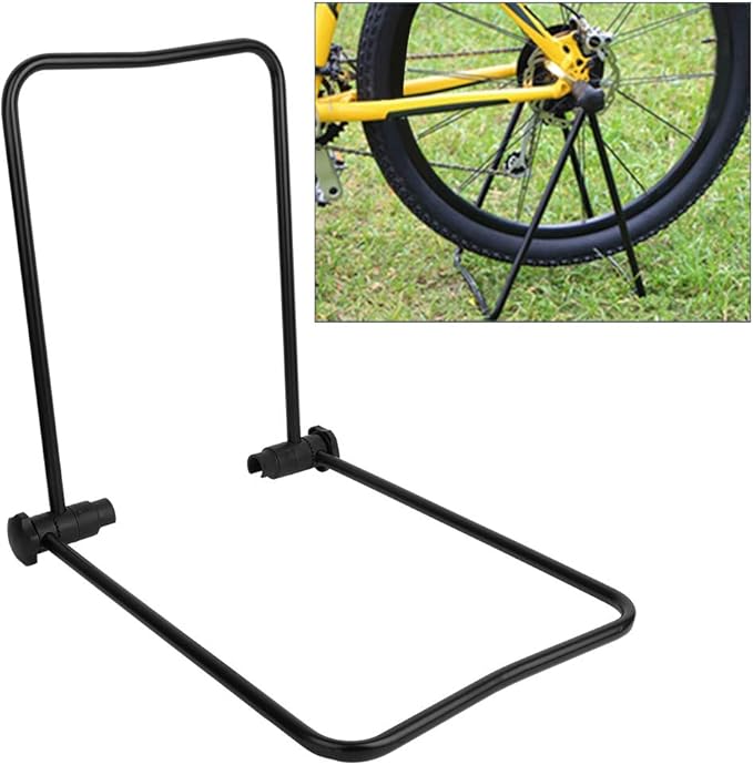 Cocoarm Repair Stand Floor Type Parking Rack Stand Floor Parking Rack Adjustable Height, Foldable Mechanic Repair Rack Stand for Storage