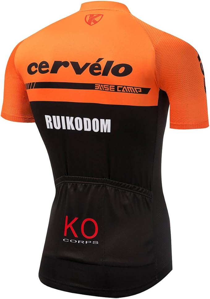 Men's Cycling Jersey Set Bike Jersey Bicycle Shirts Summer Breathability Short Sleeve Clothing C157