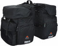 Large Saddle Bags for bike,Waterproof 50L Panier bag for Bicycles/MTB/E-Bike,Bike Trunk Bag With Reflective Stripes(black,50L)