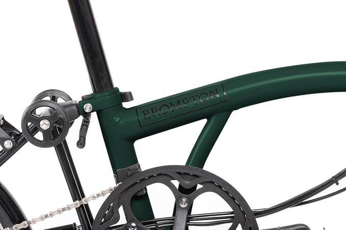 Brompton Folding Commuter Bike C Line 12-Speed | Compact, Lightweight, Urban Bike for Adults