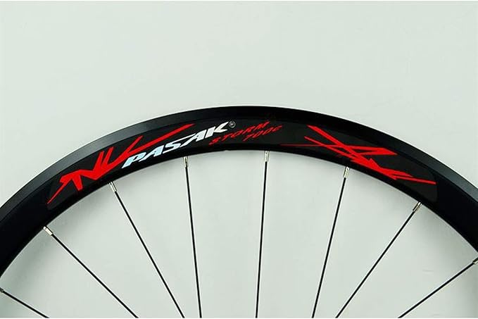 Carbon Fiber 700C Road Bikes Wheelset 40mm Aluminum Rim Front + Rear Wheel C/V Brake Quick Release 7 8 9 1011 Speed Matte