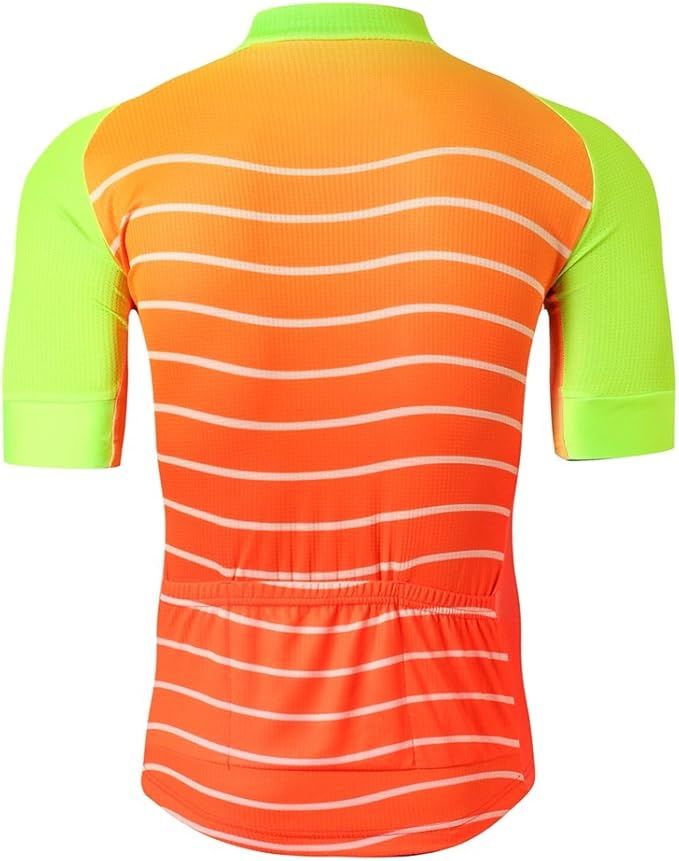 Weimostar Men's Cycling Jersey Men Mountain Bike Jerseys Short Sleeve Tops S-5XL