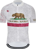 Texas Cycling Jersey Men's Texas State Cycling Shirt Flag Bike Short Sleeve Road Biking Wear Bicycle Shirt