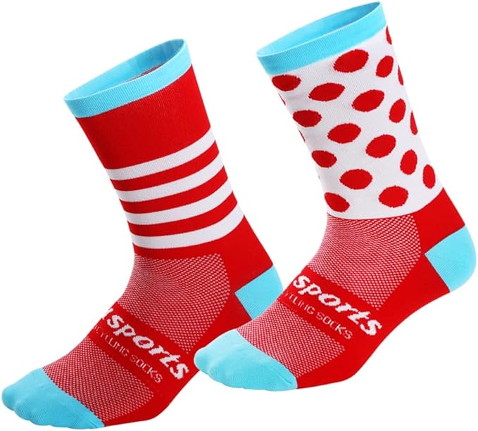 Cycling Socks Pro Mens Womens Riding Socks Bicycle Bike Sport Ankle Athletic Socks XC MTB BMX Black Pink Blue Green Orange