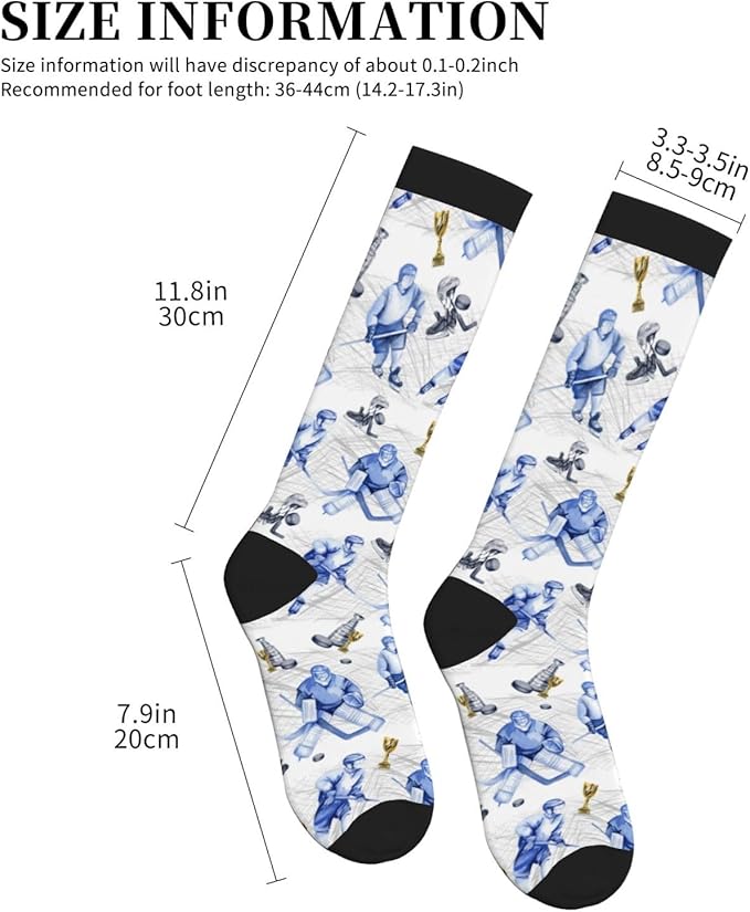 bassyil Compression Socks for Women & Men Circulation 15-20 mmHg Knee High Best Support for Nurses Travel Running Athletic