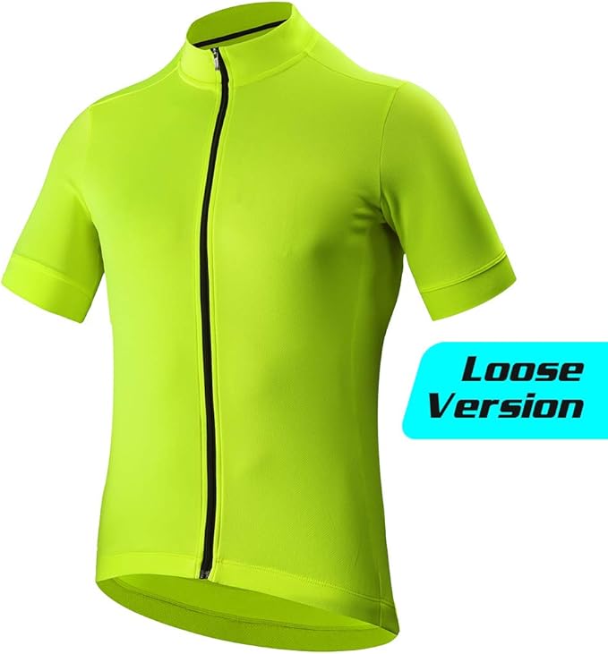 CATENA Men's Cycling Jersey Short Sleeve Shirt Running Top Moisture Wicking Workout Sports T-Shirt