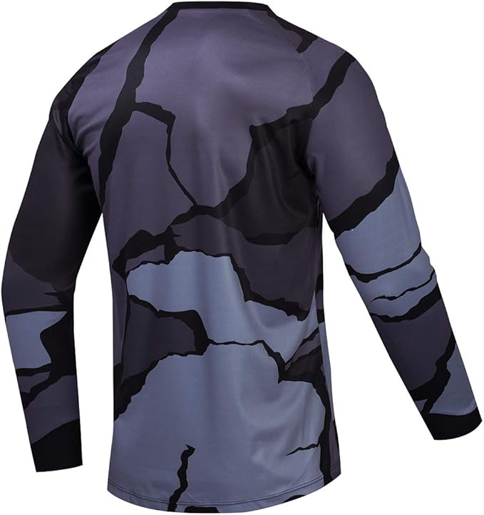 Men's Racing Shirts Summer Motocross Jersey Bicycle Sportswear MTB Jersey Long Sleeve Mountain Bike Clothes