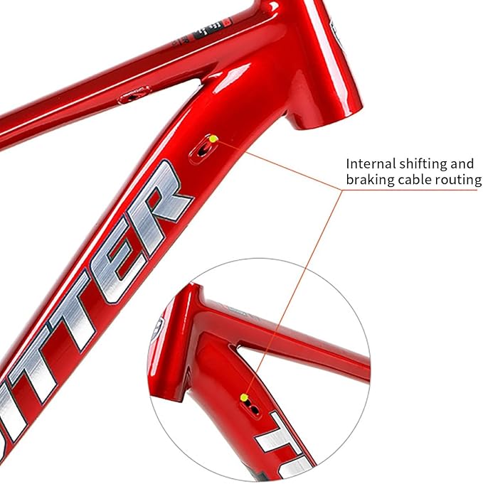 27.5 29in XC Mountain Bikes Frame 15''/17''/19'' Aluminum Alloy Hardtail Bikes Frame Disc Brake Quick Release 135mm Internal Routing