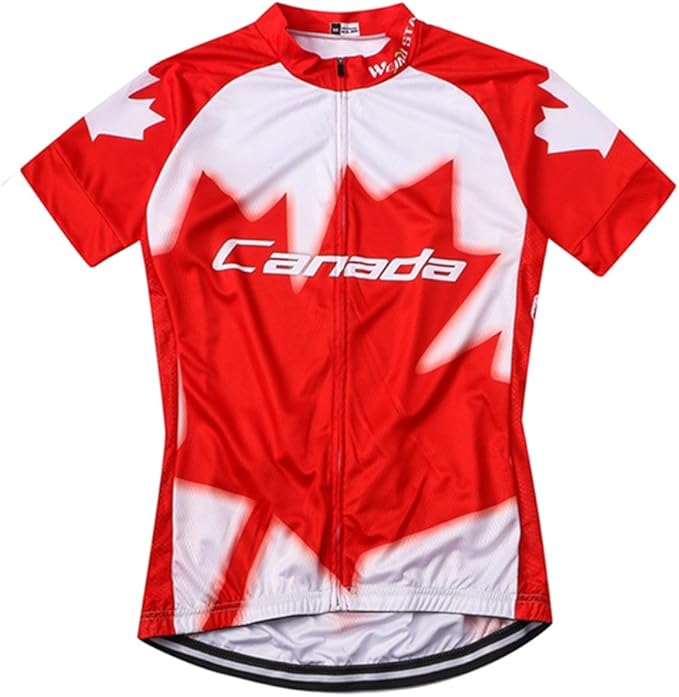 Weimostar Men's USA Cycling Jersey Short Sleeve Biking Shirts Breathable with Pockets