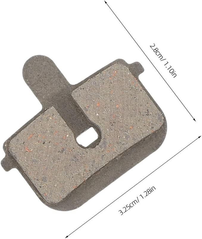 Garneck 5 Pairs Universal Bicycle Disc Brake Pads for Mountain Bike and E-Bike, Semi-Metallic Hydraulic Brake Pads Replacement Set for Electric Scooters and Cycling Trail Use