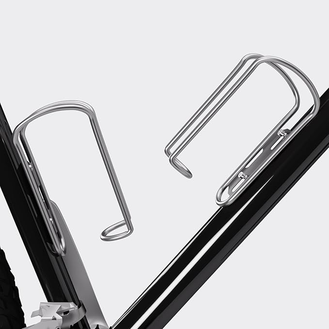 Bicycle Water Bottle Cage Drink Rack Carrier Titanium Alloy Bike Water Bottle Holder Kettle Bracket for Adult Bikes Mountain Bikes