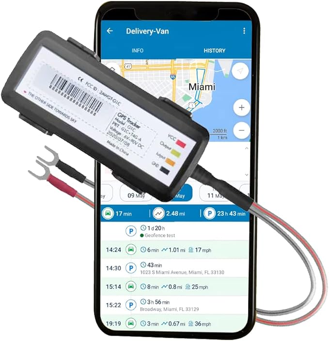 GPS7000 Hidden Vehicle GPS Tracker for Vehicles | 30 Days Service Included | 4G Car GPS Tracker Device | Easy Self-Installation | Real-Time Vehicle Tracking | Optional Renewal, No Mandatory Fees