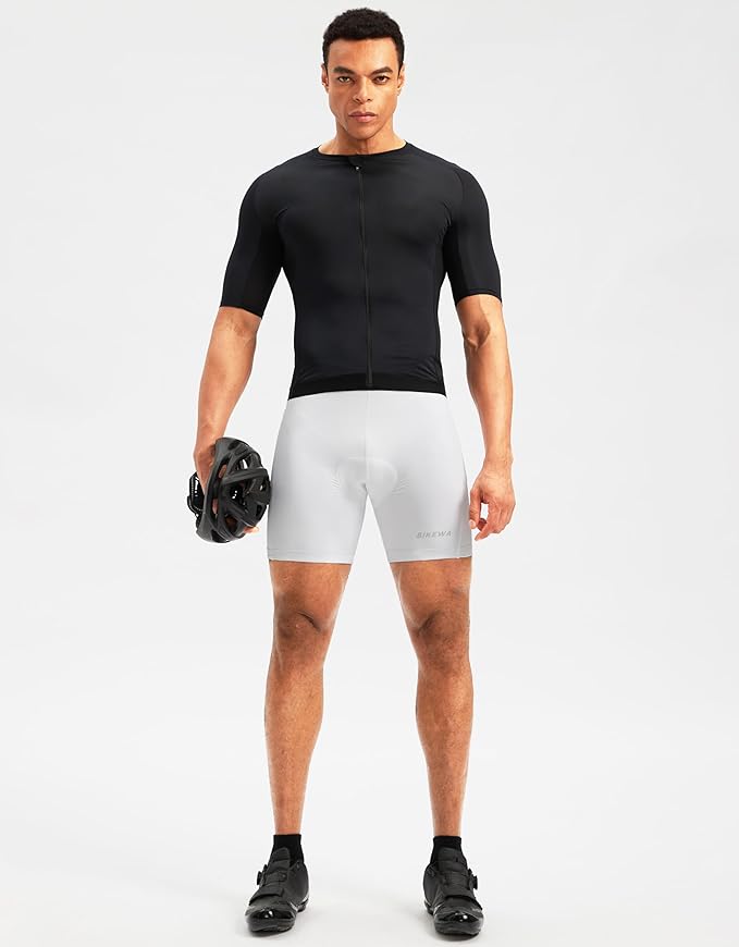 Men's 4D Padded Bike Shorts Cycling Underwear Biking Bicycle Padding Shorts for Men Side Pockets