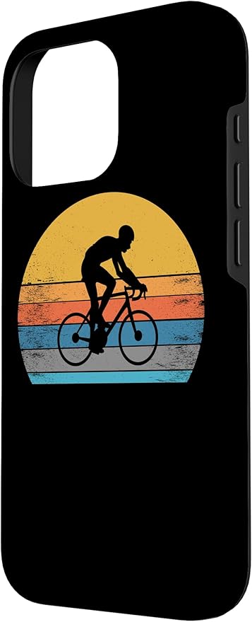 Racing Road Bike Vntage Cycling Riding Racing Bike Bicycle Case for iPhone 16 Pro