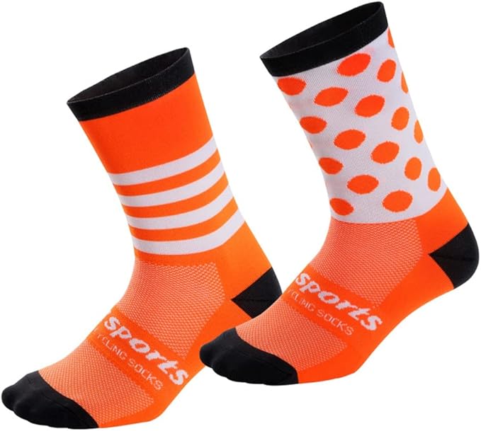 Cycling Socks Pro Mens Womens Riding Socks Bicycle Bike Sport Ankle Athletic Socks XC MTB BMX Black Pink Blue Green Orange