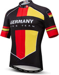 Men's Cycling Jerseys Tops Biking Shirts Short Sleeve Full Zipper Bike Clothing