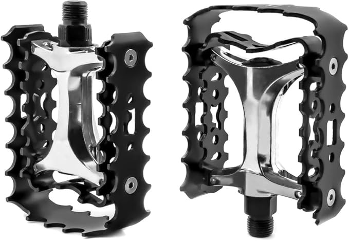 MTB Pedals Mountain Bike Pedals 9/16 Sealed Bearing,Aluminum Antiskid Durable Bicycle,Bike Platform Pedals Lightweight for BMX MTB