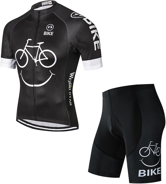 Cycling Jersey Men Full Zip Bike Shirt Racing Top Bicycle Clothing